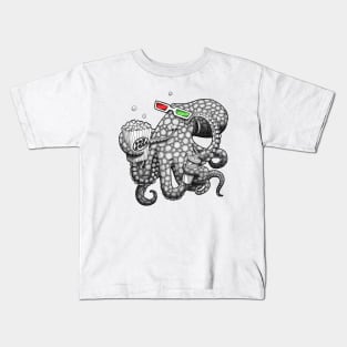 Octopus Loves 3D Kids T-Shirt